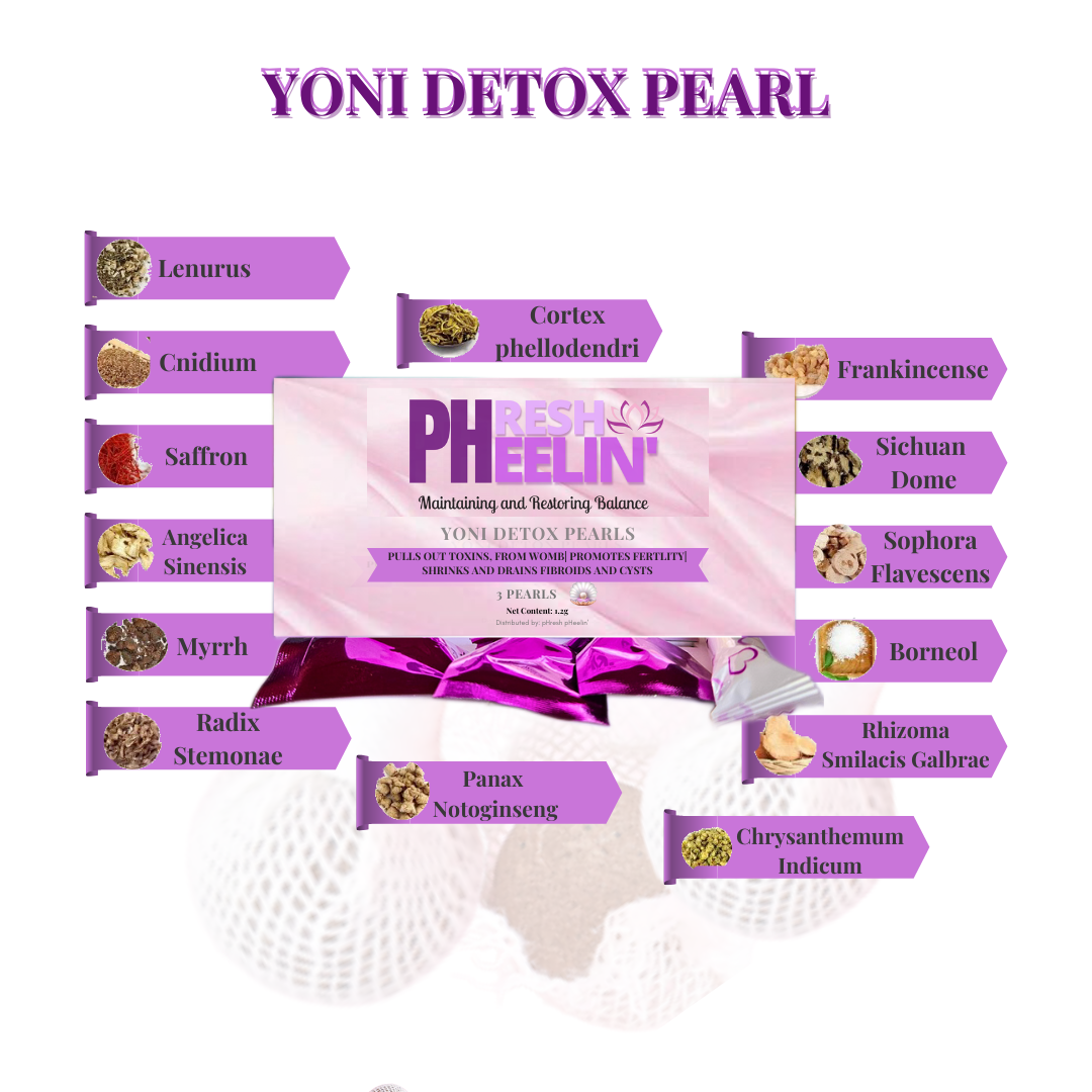 pHresh pHeelin' Yoni Detox Pearls-Women-Anti-bacterial Vaginal Detox Tampon