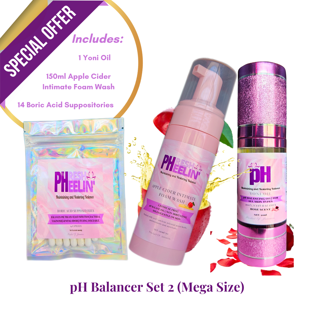 pH Balancer Set (Megasize) – Your Complete Feminine Care Routine for Lasting Freshness & Confidence