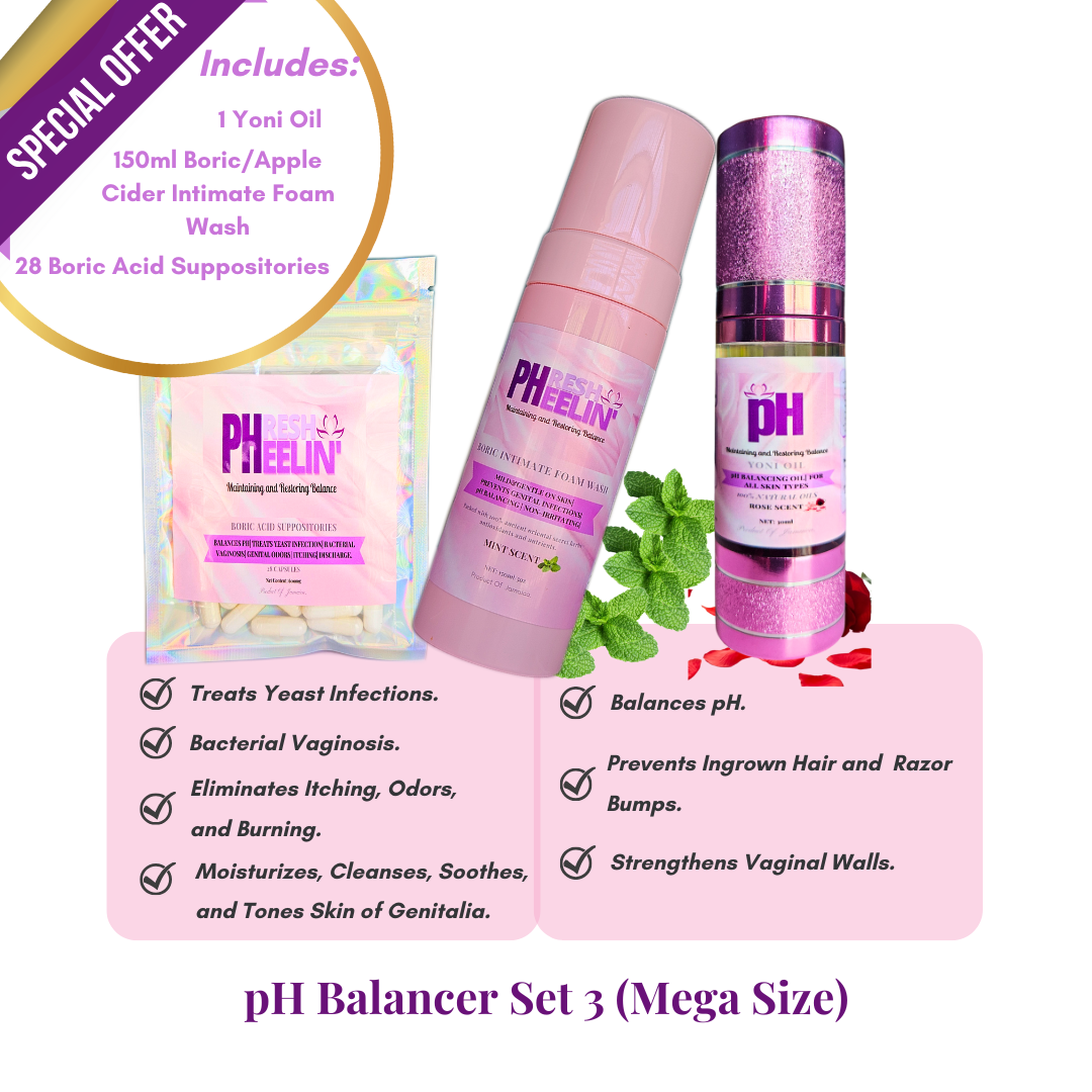 pH Balancer Set (Megasize) – Your Complete Feminine Care Routine for Lasting Freshness & Confidence