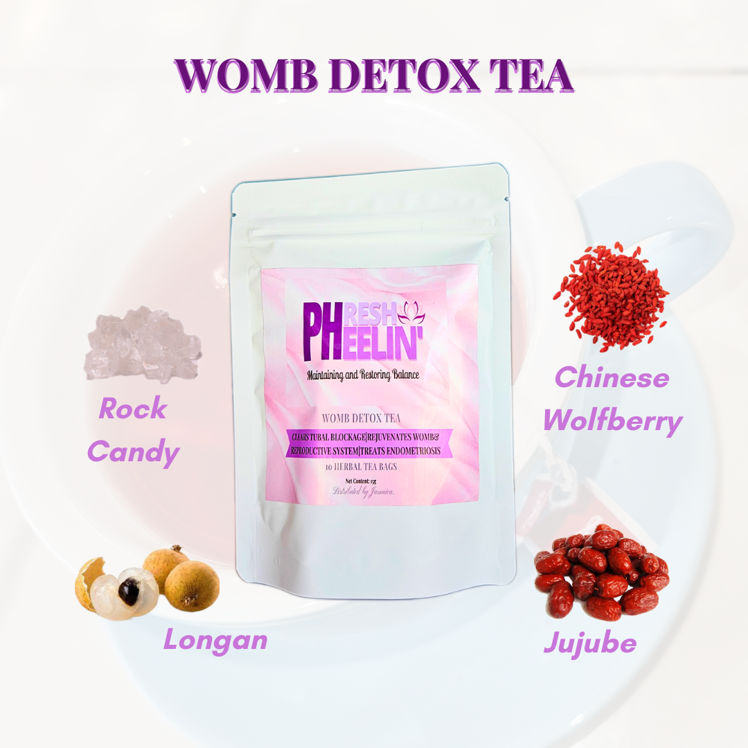 Womb Wellness Sets-PCOS Support-Balance pH-Detoxifies Womb-Menstrual Support-PID-Women