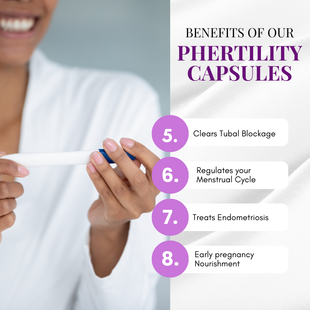 pHresh pHeelin' pHertility Capsules – Natural Fertility Support with Myo-Inositol & Herbs for Hormone Balance, Ovulation & Reproductive Health
