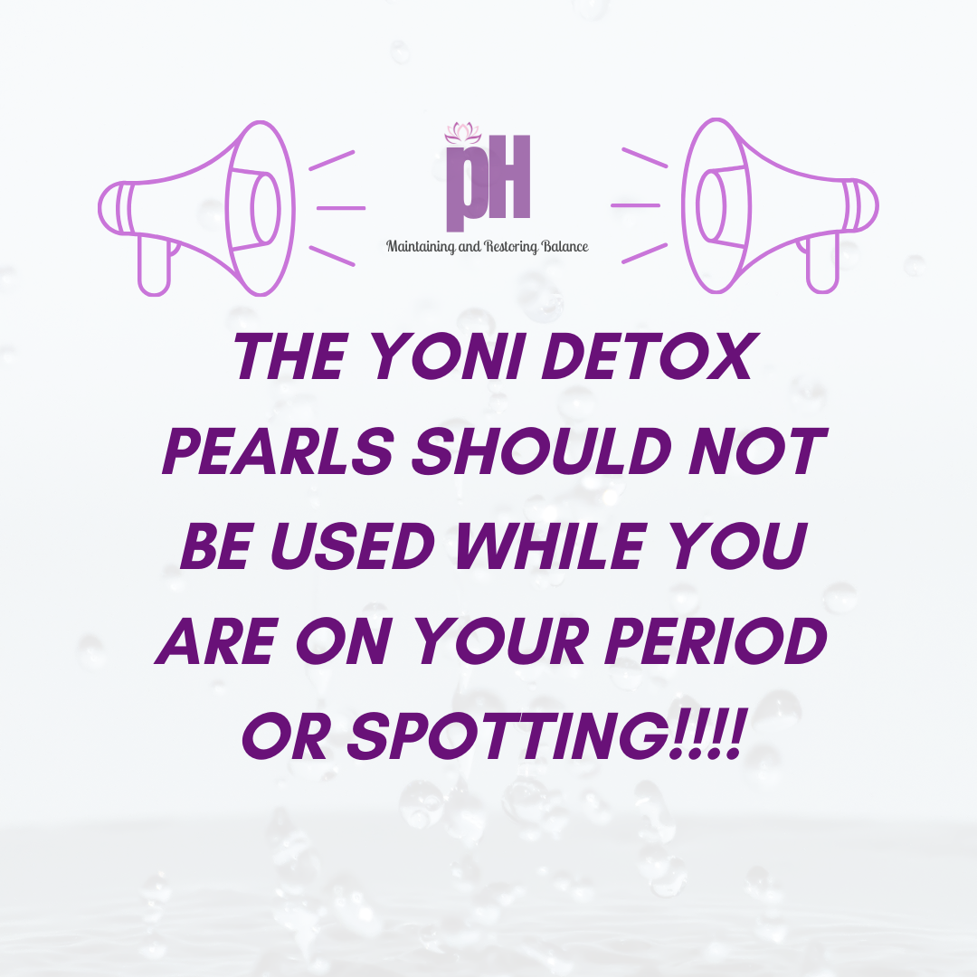 pHresh pHeelin' Yoni Detox Pearls-Women-Anti-bacterial Vaginal Detox Tampon