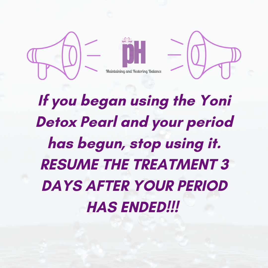 pHresh pHeelin' Yoni Detox Pearls-Women-Anti-bacterial Vaginal Detox Tampon