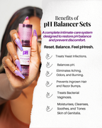 pH Balancer Set (Mega Size) – Complete Vaginal pH, Odor, BV & Yeast Balance Support