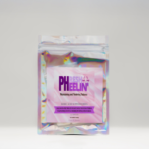 Boric Acid Suppositories - Vaginal pH Balance, BV & Yeast Infection Support