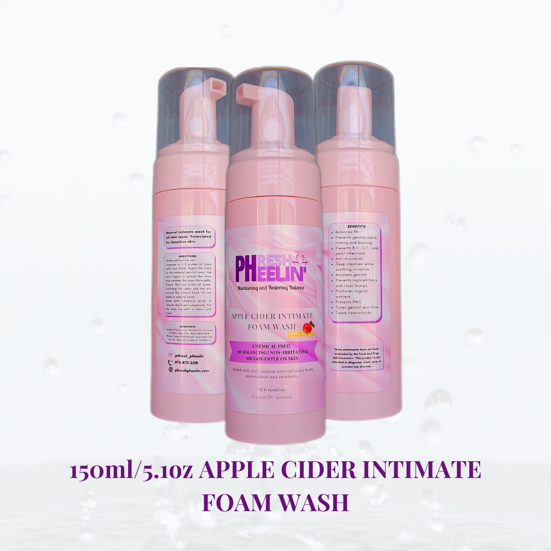 Apple Cider Intimate Foam Wash-Natural pH- balancing Feminine Wash