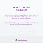 Yoni Oil-All-Natural Vaginal Moisturizer for pH Balance, Odor Control, Razor Bumps & Vulvar Comfort