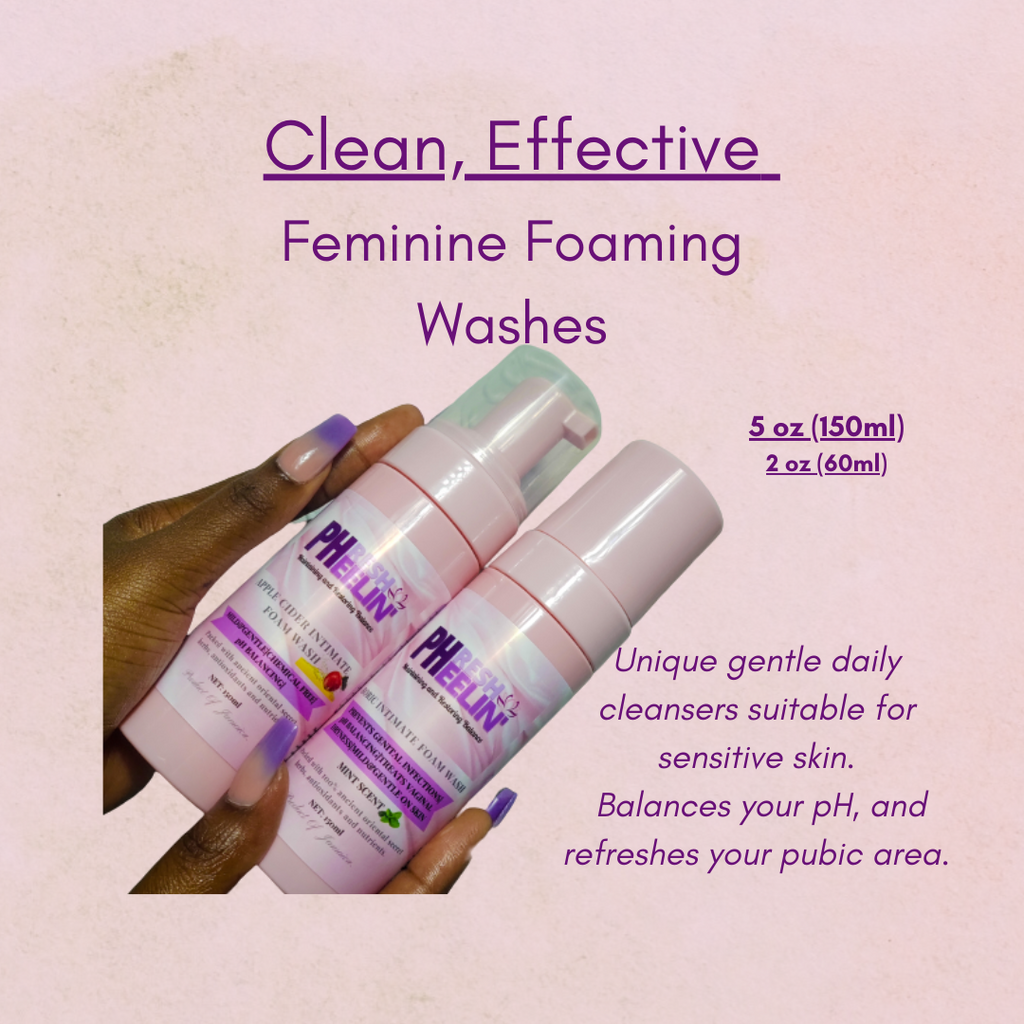 Boric Intimate Foam Wash/Feminine Foam Wash-pH-Balancing-Supports Odor Control- Eliminates Yeast Infection-