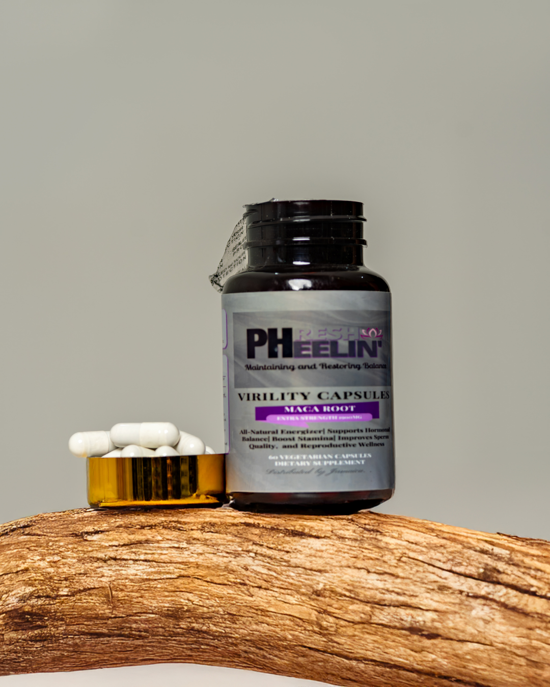 Virility Capsules - Natural Male Fertility, Libido & Performance Support with Maca Root