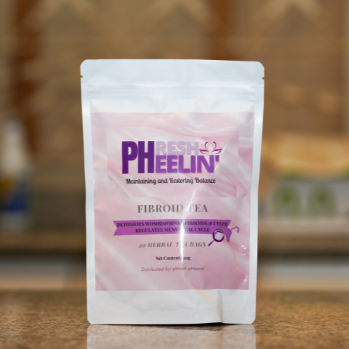 Fibroid Tea- Natural Fibroid Shrinker & Drainer, Heavy Bleeding, Bloating & Womb Detox Support