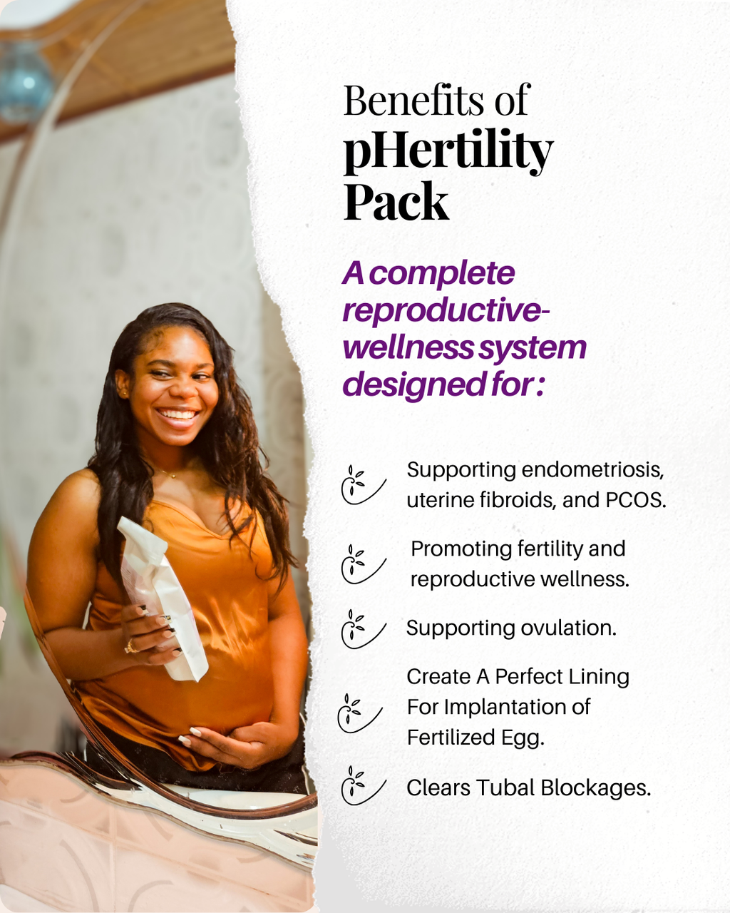 pHertility Pack- Complete Reproductive, PCOS, Endometriosis, Fibroid, Tubal Blockage, Hormonal Balance & Conception Support System