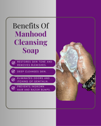 Manhood Cleansing Soap - Natural Intimate Hygienic Soap for Male pH Balance, Odor, Itching & Freshness