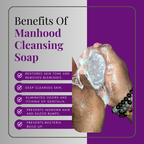 Manhood Cleansing Soap - Natural Intimate Hygienic Soap for Male pH Balance, Odor, Itching & Freshness