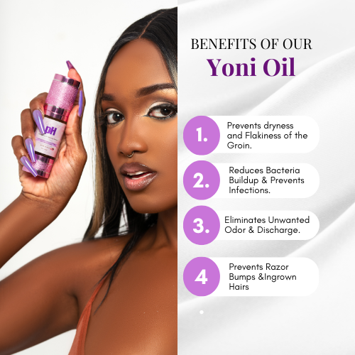 Yoni Oil-All-Natural Vaginal Moisturizer for pH Balance, Odor Control, Razor Bumps & Vulvar Comfort