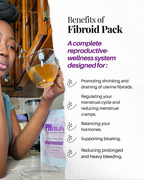 Fibroid Pack - Complete Fibroid Shrinker & Drainer, Heavy Bleeding, Bloating, Cycle & Womb Support System