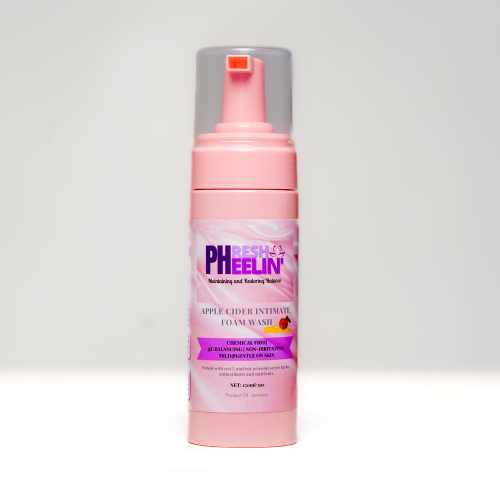 Apple Cider Intimate Foam Wash-Natural pH- Balancing Feminine Wash- yeast infection-razor bumps-bv