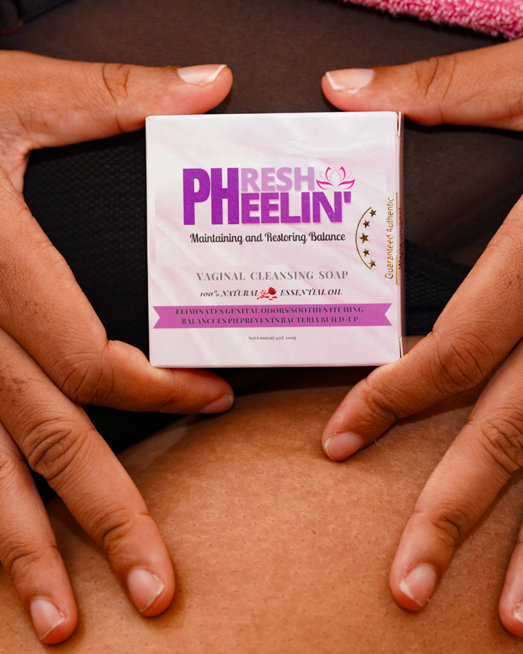 Vaginal Cleansing Soap- Gentle Daily Cleanser for pH Balance, Odor, Razor Bumps & Intimate Freshness