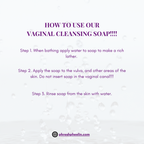 Vaginal Cleansing Soap- Women Intimate pH-balancing- Herbal Bar Soap