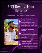 UTI Resolv-HIM Set | Men's Urinary Tract &amp; Intimate Wellness Support