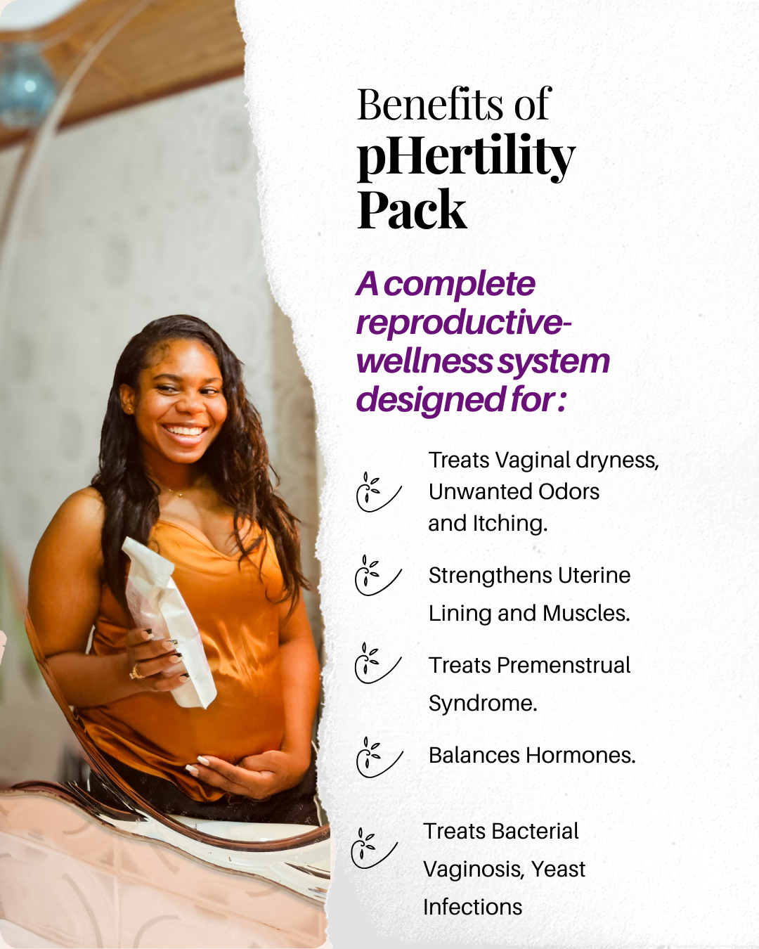 pHertility Pack- Complete Reproductive, PCOS, Endometriosis, Fibroid, Tubal Blockage, Hormonal Balance & Conception Support System