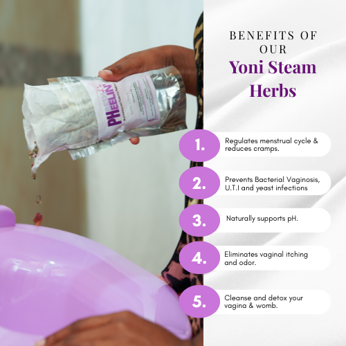 Yoni Steam Herbs – Herbal Womb Steaming for PCOS, Fibroids, Fertility & Menstrual Support