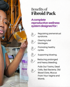 Fibroid Pack - Complete Fibroid Shrinker & Drainer, Heavy Bleeding, Bloating, Cycle & Womb Support System