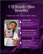 UTI Resolv-HIM Set | Men's Urinary Tract &amp; Intimate Wellness Support