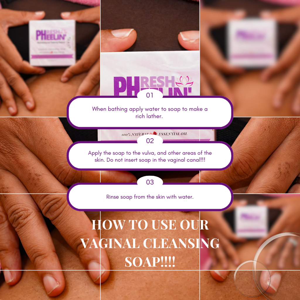 Vaginal Cleansing Soap- Gentle Daily Cleanser for pH Balance, Odor, Razor Bumps & Intimate Freshness