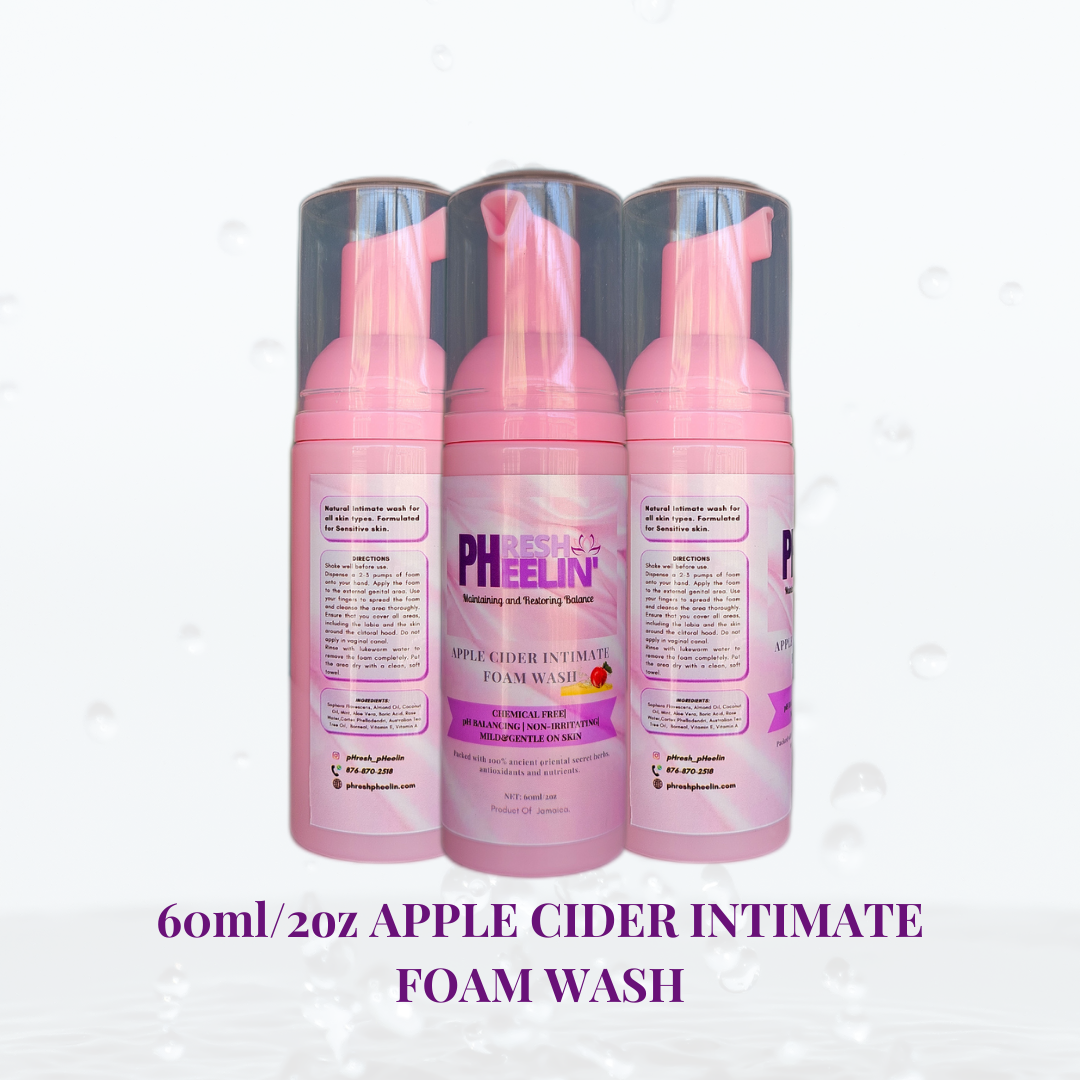 Apple Cider Intimate Foam Wash-Natural pH- balancing Feminine Wash