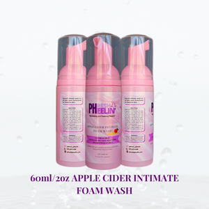 Apple Cider Intimate Foam Wash-Natural pH- Balancing Feminine Wash- yeast infection-razor bumps-bv