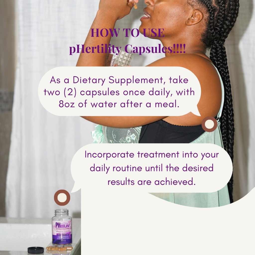 pHertility Capsules –Natural Fertility Support with Myo-Inositol & Herbs for Hormone Balance, Ovulation & Reproductive Health