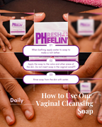 Vaginal Cleansing Soap- Gentle Daily Cleanser for pH Balance, Odor, Razor Bumps & Intimate Freshness