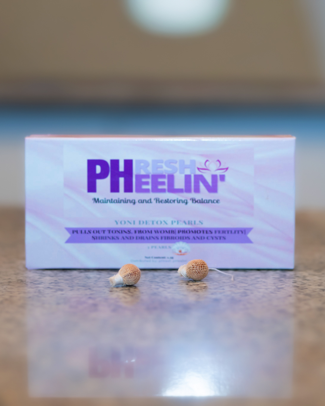 Yoni Detox Pearls - Herbal Vaginal Detox for PCOS, Fibroids, Fertility & pH Balance