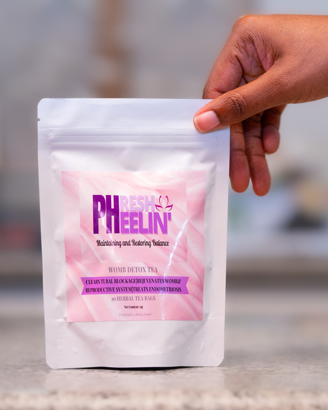 Womb Detox Tea-Natural Womb Cleanse for Heavy Periods, Bloating, PCOS Support, Hormonal Balance & Cycle Support