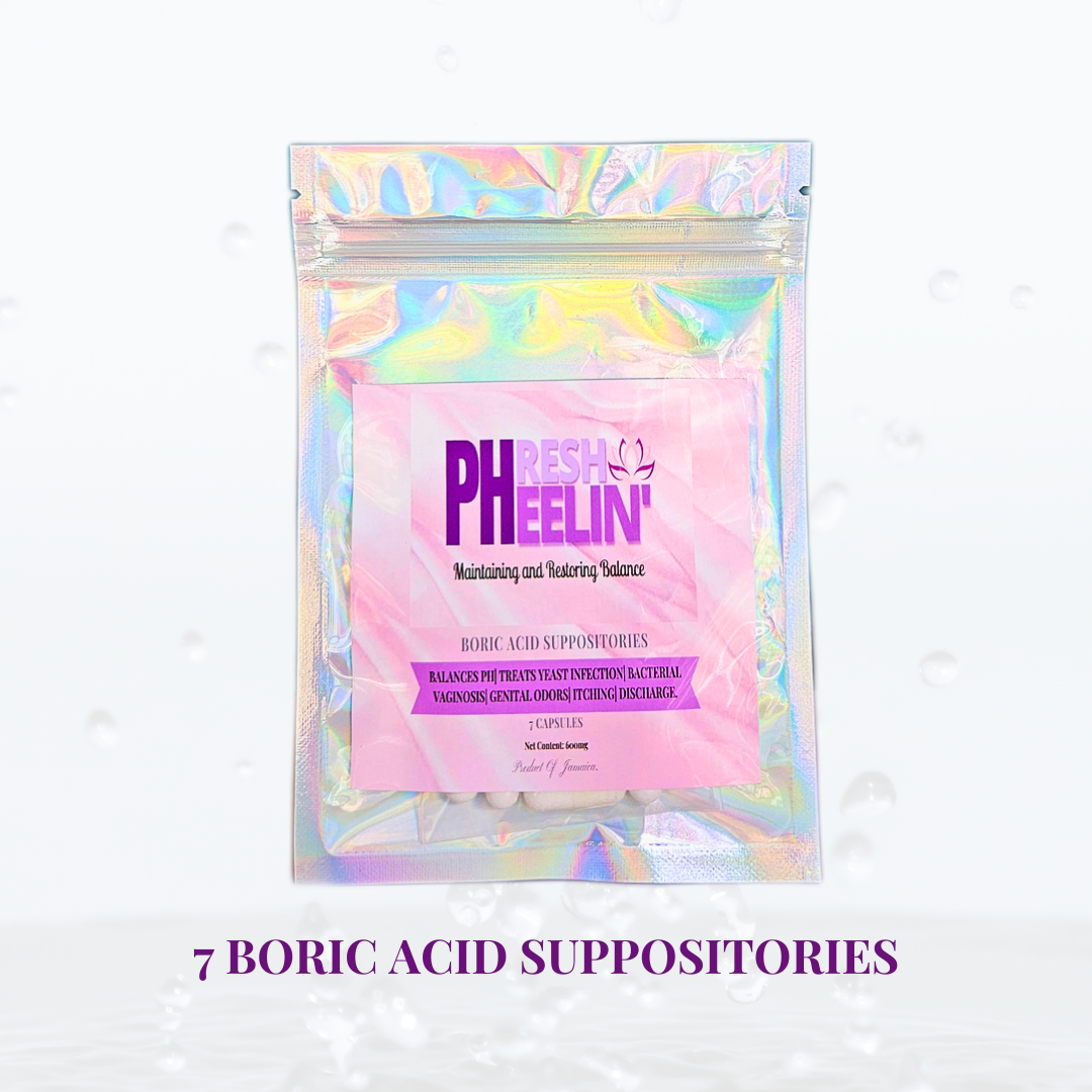 Boric Acid Suppositories (600mg)- Supports Healthy pH Balance