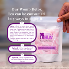 Womb Detox Tea-Natural Womb Cleanse for Heavy Periods, Bloating, PCOS Support, Hormonal Balance & Cycle Support