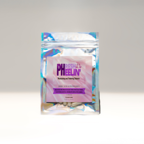 Boric Acid Suppositories - Vaginal pH Balance, BV & Yeast Infection Support