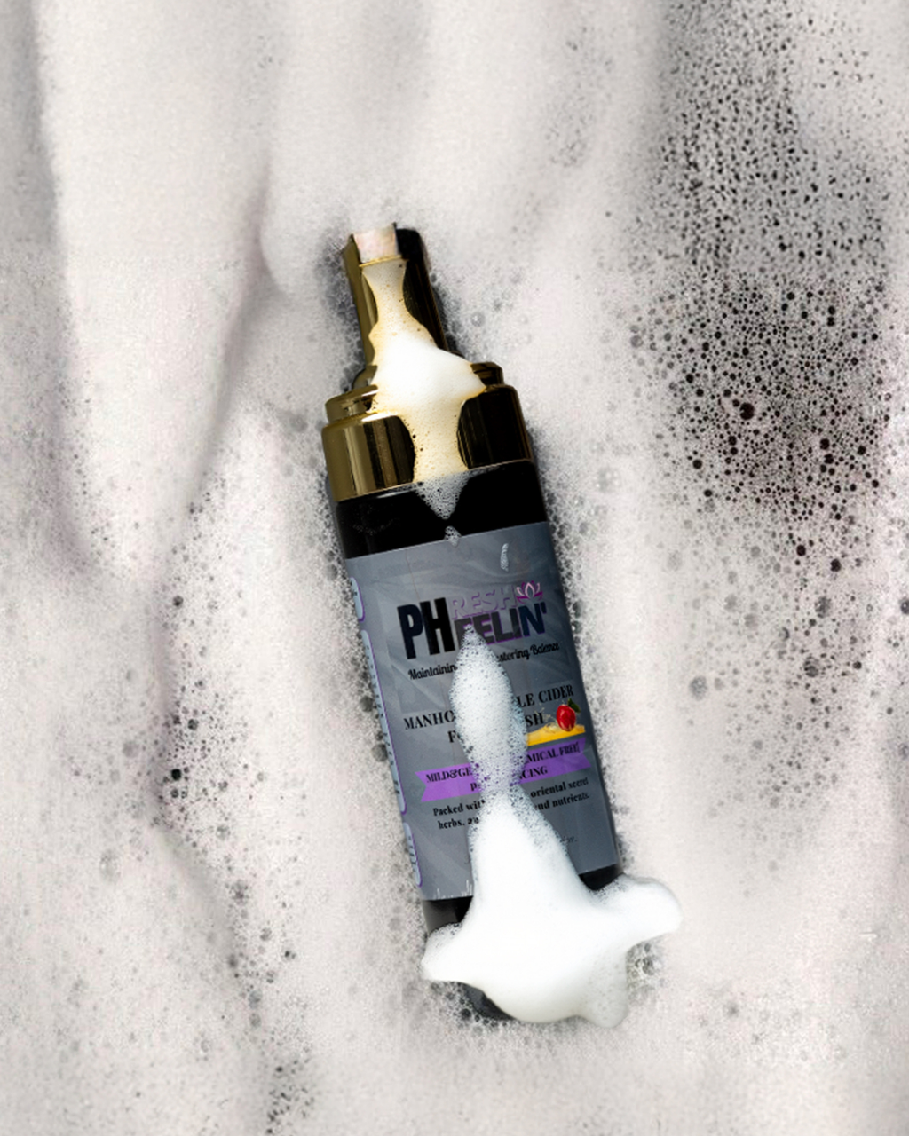 Apple Cider Intimate Foam Wash-Natural pH- Balancing Feminine Wash- yeast infection-razor bumps-bv