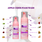 Apple Cider Intimate Foam Wash-Natural pH- Balancing Feminine Wash- yeast infection-razor bumps-bv
