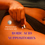 Boric Acid Suppositories - Vaginal pH Balance, BV & Yeast Infection Support