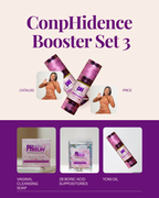 ConpHidence Booster Set - Complete Vaginal pH, Odor, BV & Yeast Support System