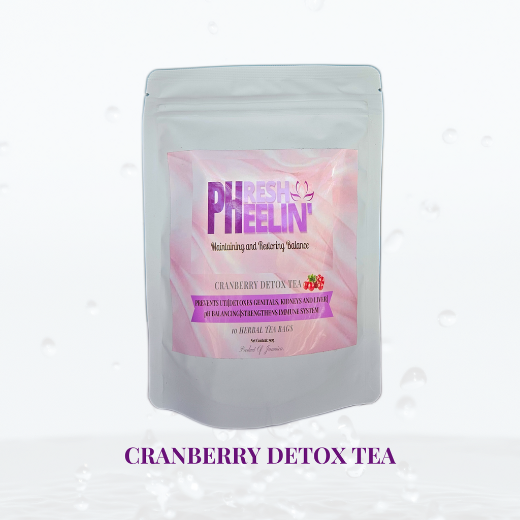 Cranberry Detox Tea-Urinary Tract Support | Anti-inflammatory & Soothing, Flushes Urinary Tract-10 Tea Bags