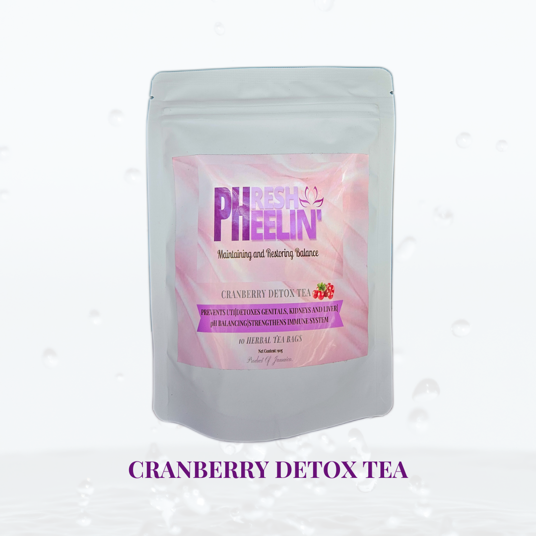 Cranberry Detox Tea-Urinary Tract Support | Anti-inflammatory & Soothing, Flushes Urinary Tract-10 Tea Bags