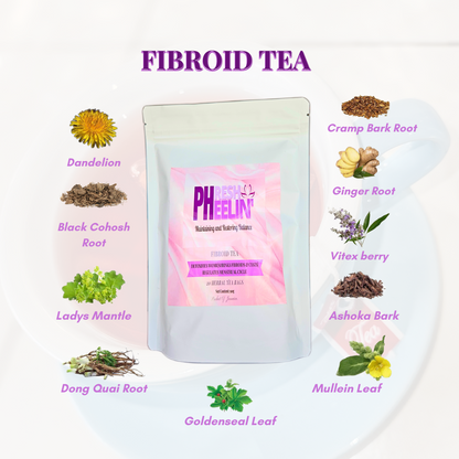 Fibroid Tea- Ancient Healing Tea-Supports Healthy Womb & Hormonal Balance- Shrinks Fibroids- Cysts