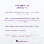 pHertility Tea-Organic Tea for Women to Boost Fertility, Support Menstrual Cycle & Hormone Balance, Contains Vitex, Mint Flavor