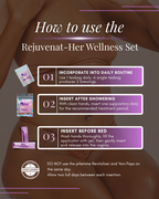 Rejuvenat-Her Wellness Sets – for Vaginal Dryness, Hormonal Balance, pH Support & Menopause Care