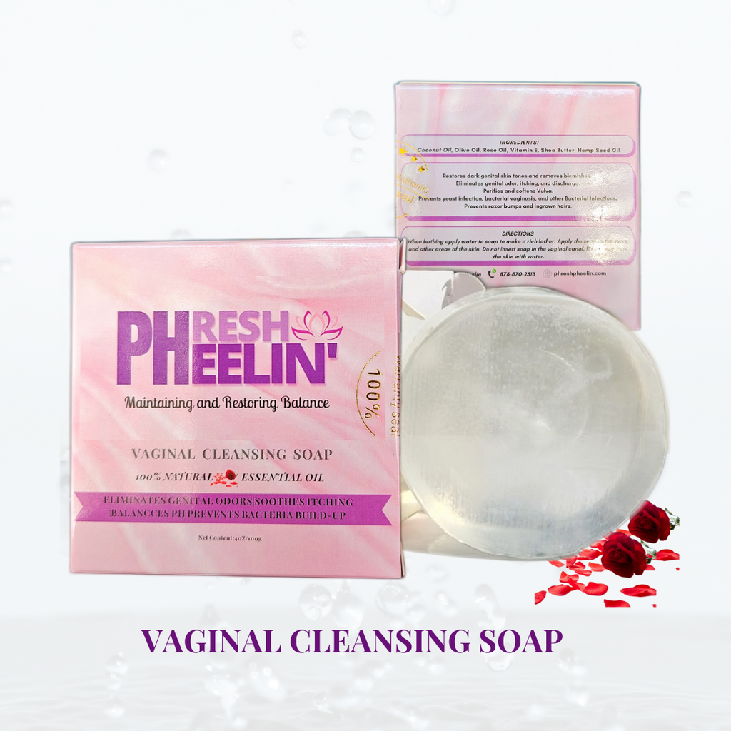 Vaginal Cleansing Soap- Women Intimate pH-balancing- Herbal Bar Soap