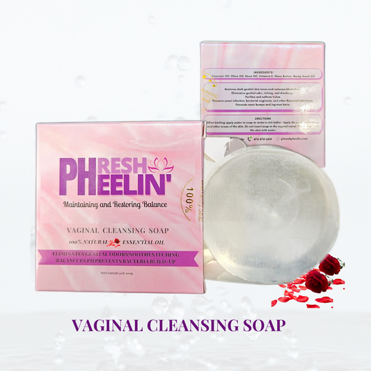 pHresh pHeelin Vaginal Cleansing Soap- Women Intimate pH-balancing- Herbal Bar Soap