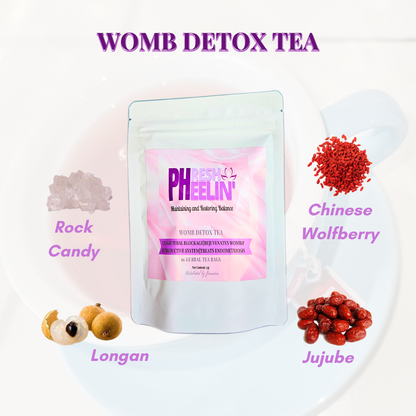 Womb Detox Tea-Women Tonic- Menstrual Support-Fertility Support-Fibroids-Imbalance Hormones