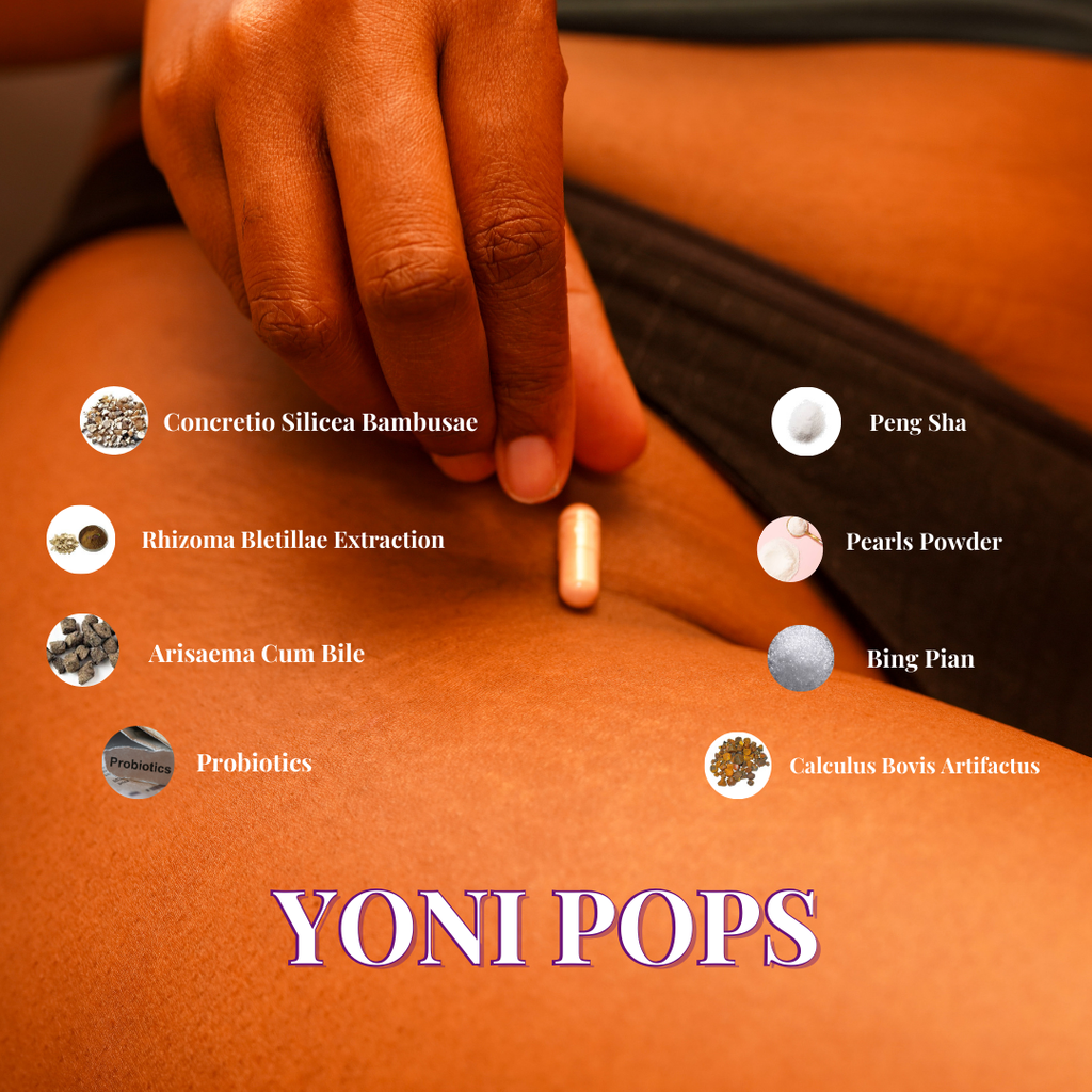 Yoni Pop - Probiotic Vaginal Suppositories for pH Balance, Dryness, Hormonal Imbalance, BV, Yeast, Odor & Libido Support